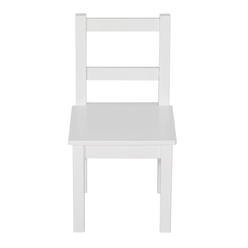 UTEX Child's Wooden Chair Pair for Play or Activity, Set of 2, White â€¦ - Image 4